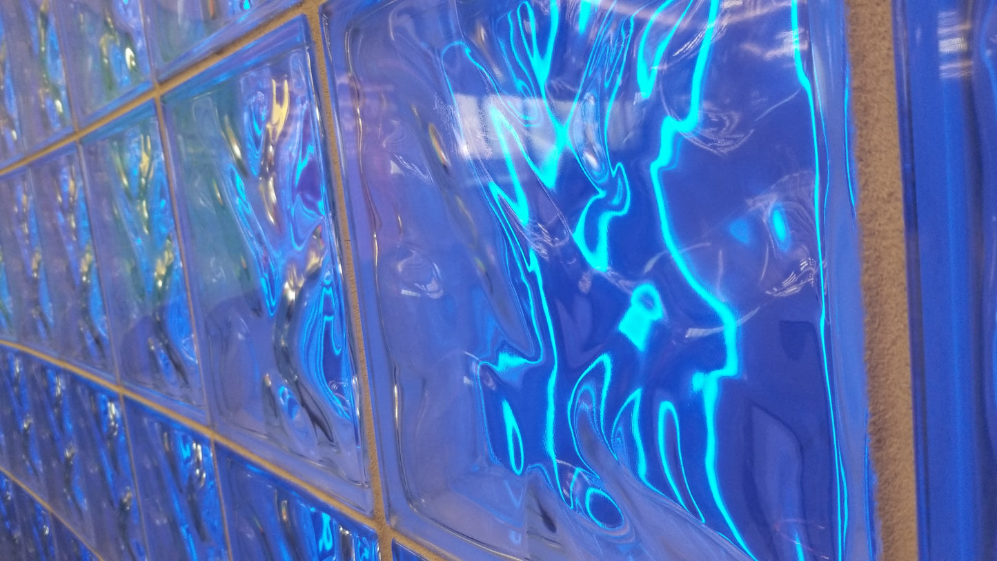 Neon Under Glass Block Psychedelic Hoodie v.3 | Wearable Art