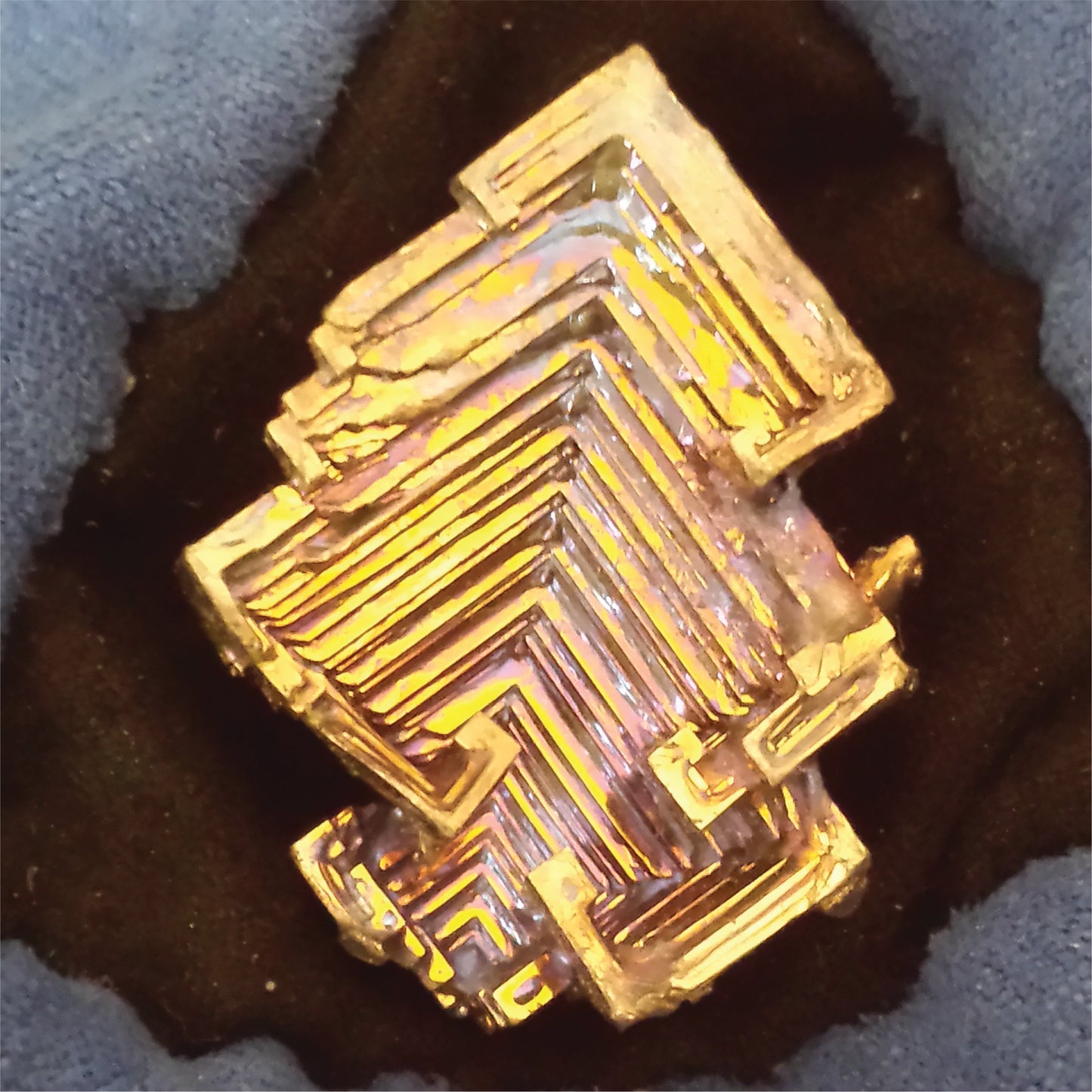 Bismuth Crystals v.2 Cotton Hoodie