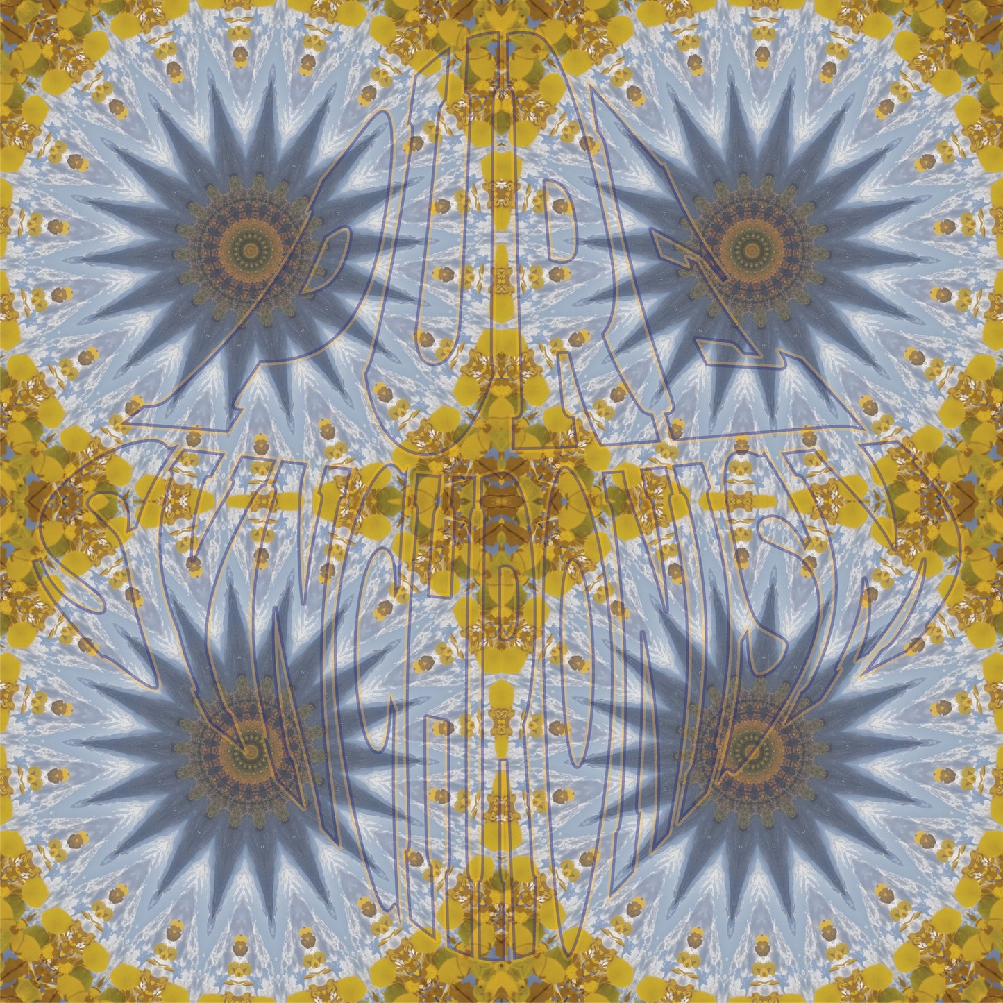 Yellow Leaves & Clouds Spiral v.1 — Cotton Hoodie