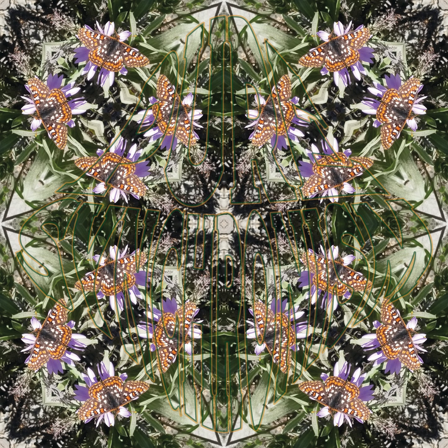 Butterfly Wildflower v.1 — Cotton Hoodie