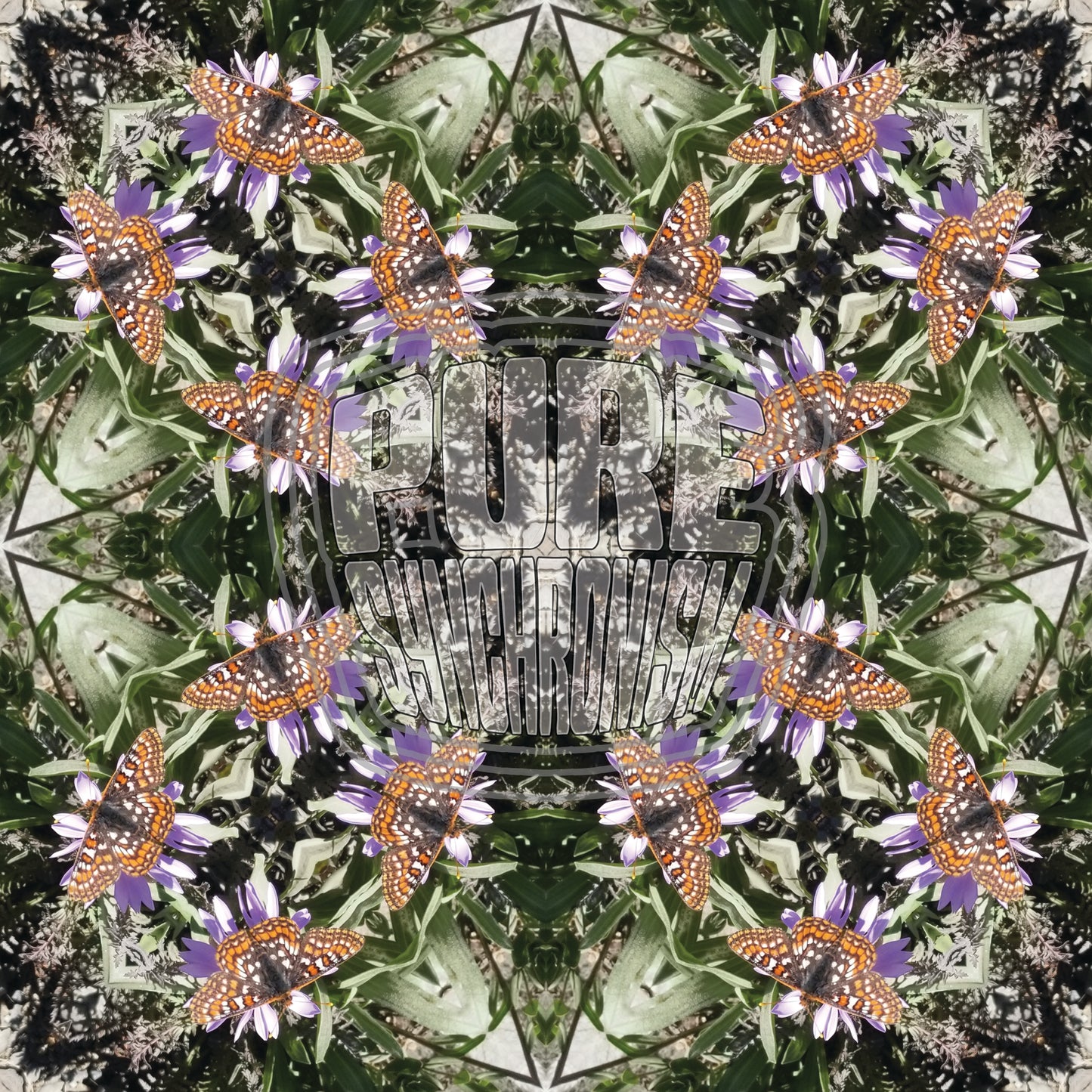 Butterfly Wildflower v.1 — Cotton Hoodie