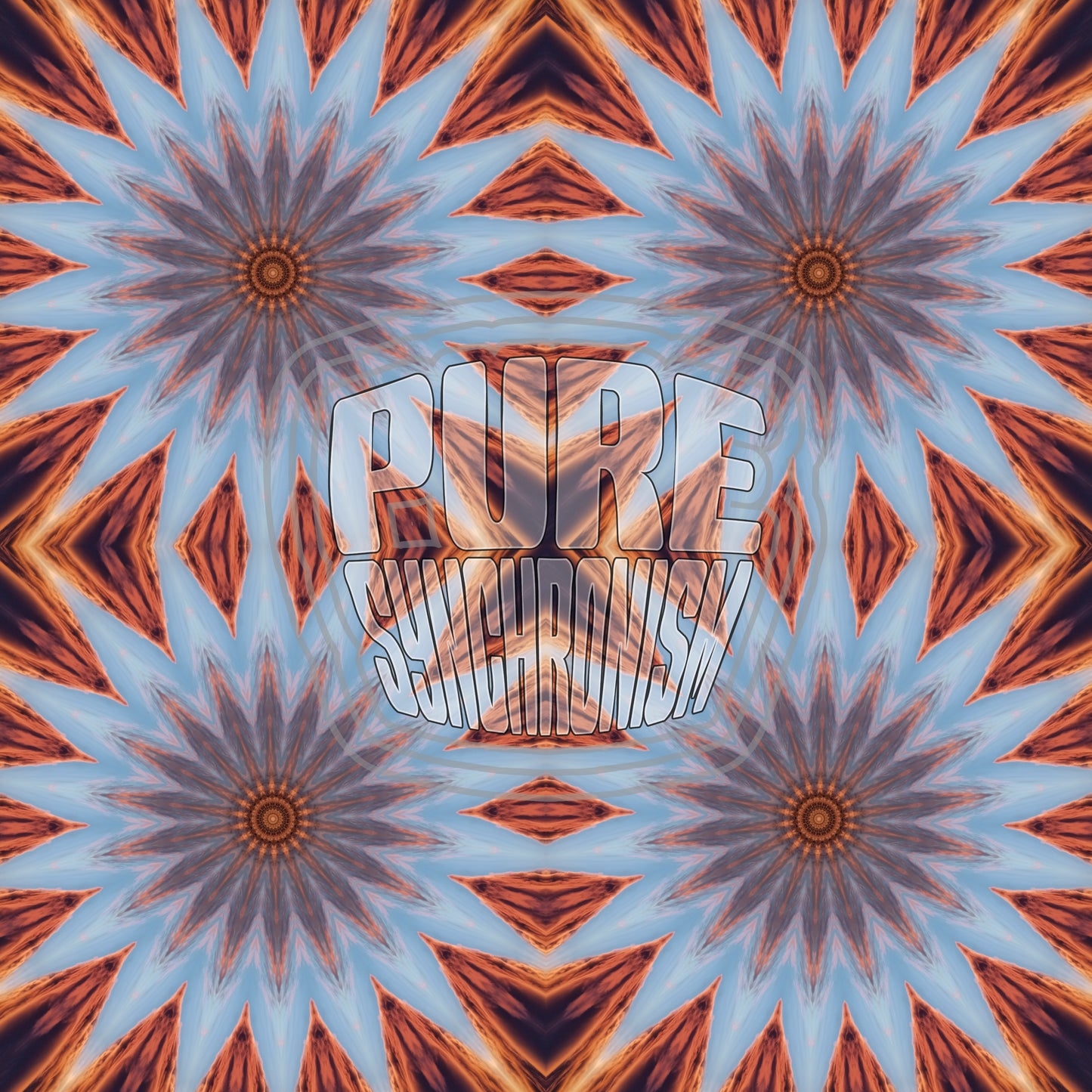 Clouds at Sunset Spiral v.1 — Cotton Hoodie