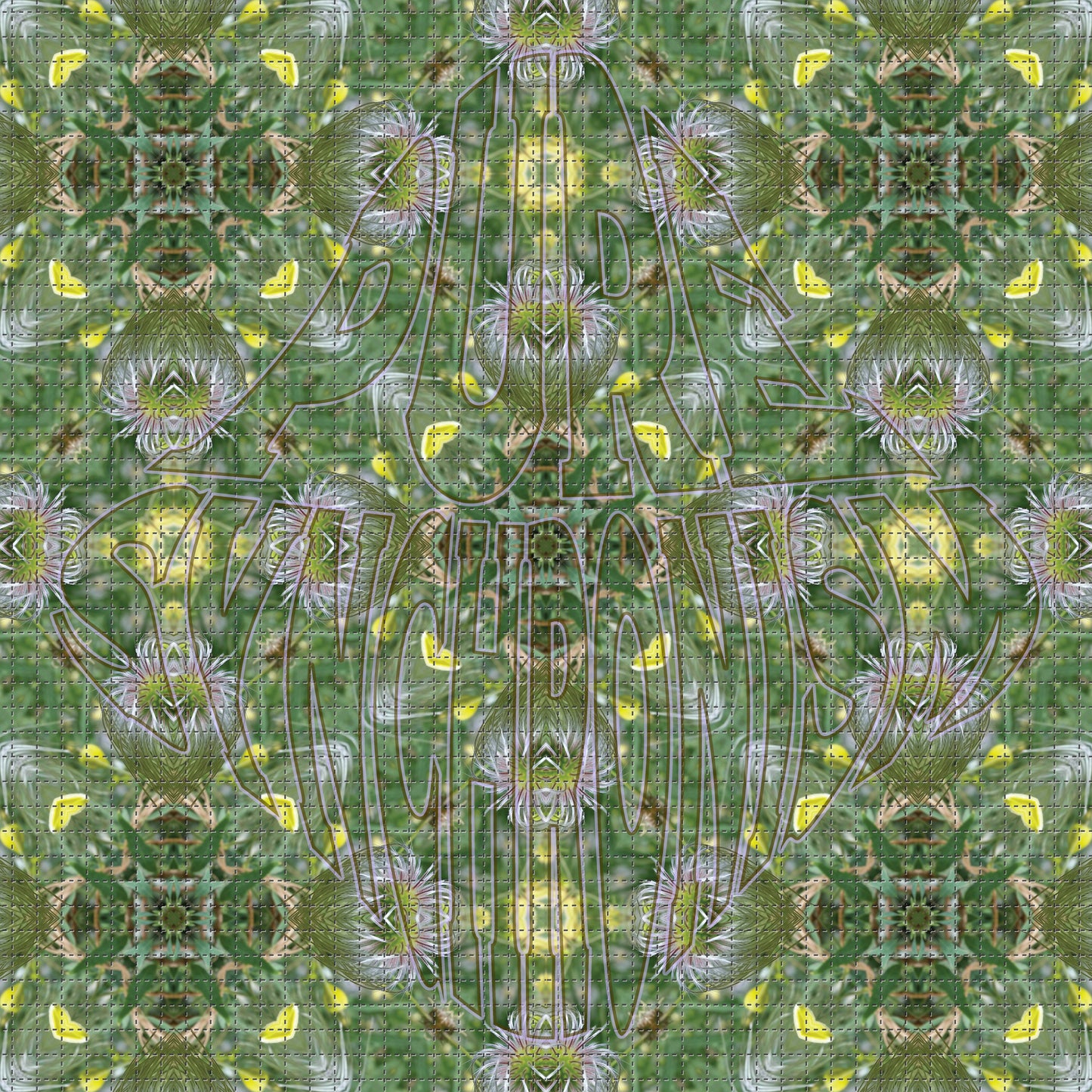 Western Clematis Psychedelic Hoodie v.4 | Wearable Art