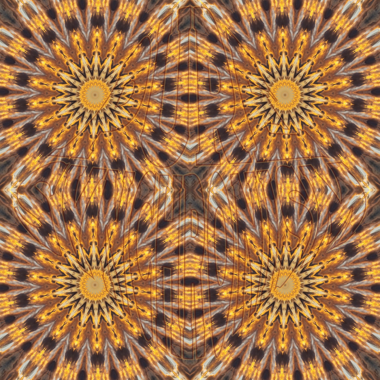 Fluffy Sunset Clouds Spiral v.1 — Cotton Hoodie