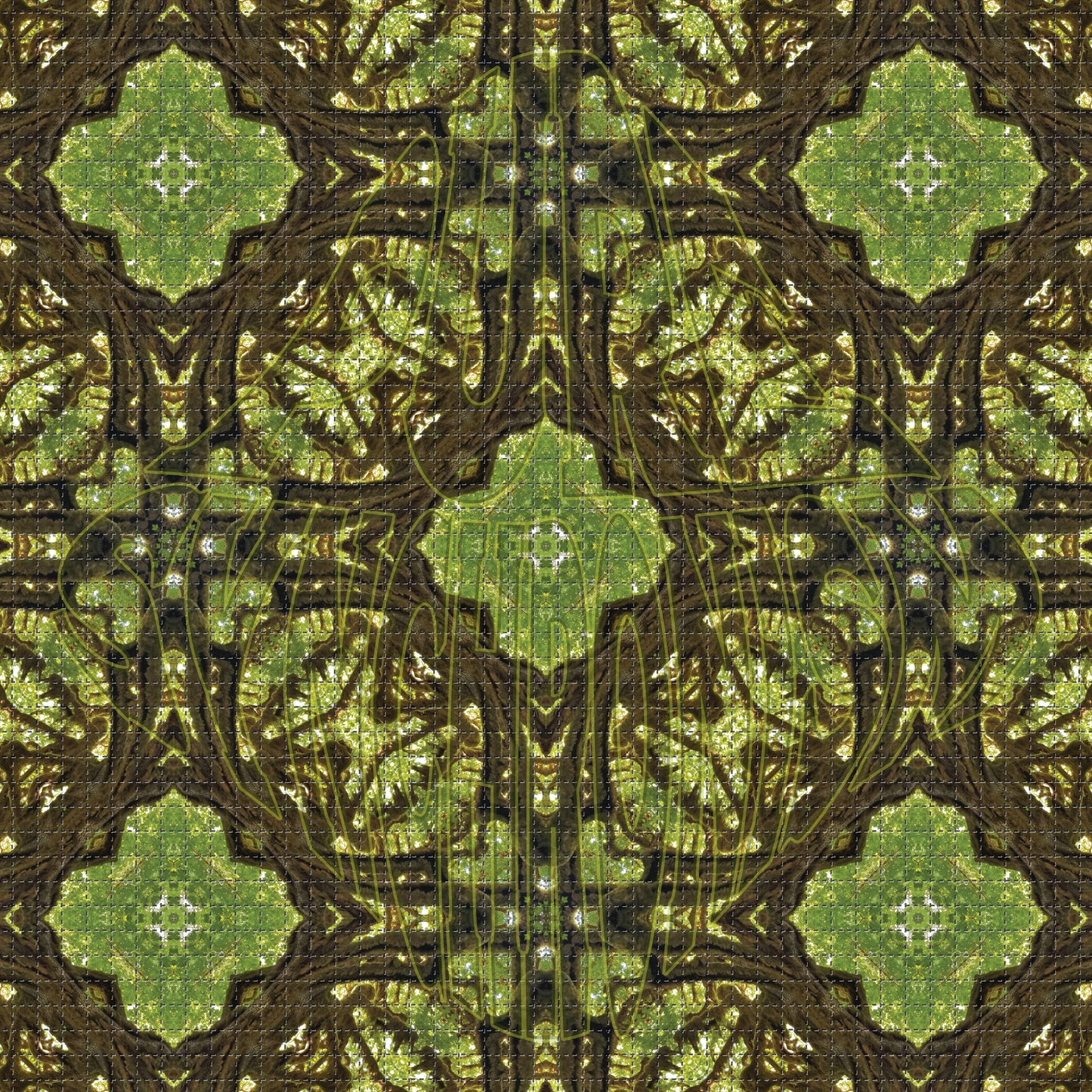 Hoh Rainforest Mossy Bigleaf Maple Psychedelic Hoodie v.1 | Wearable Art