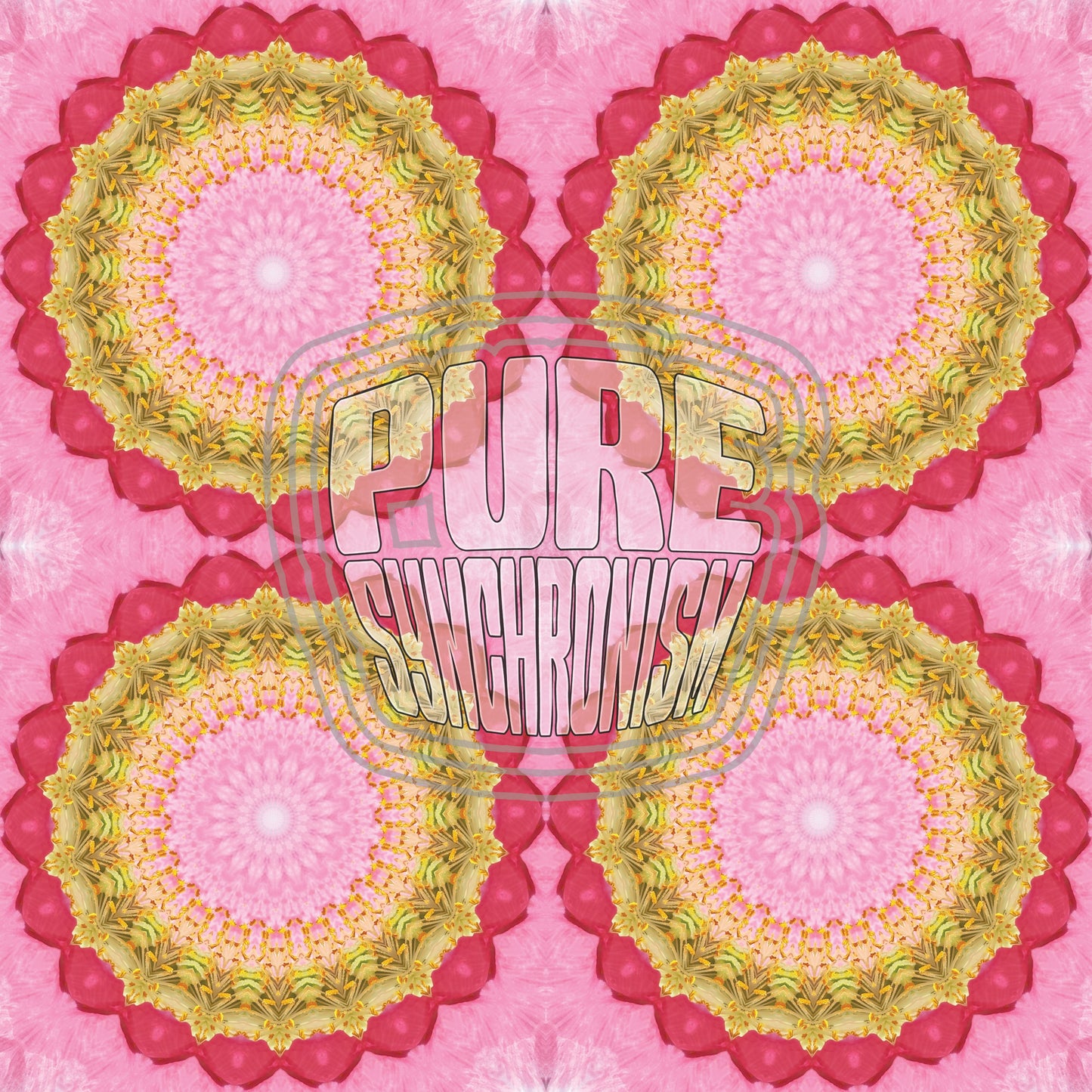 Pink Poppy — Spiral v.1 Cotton Hoodie