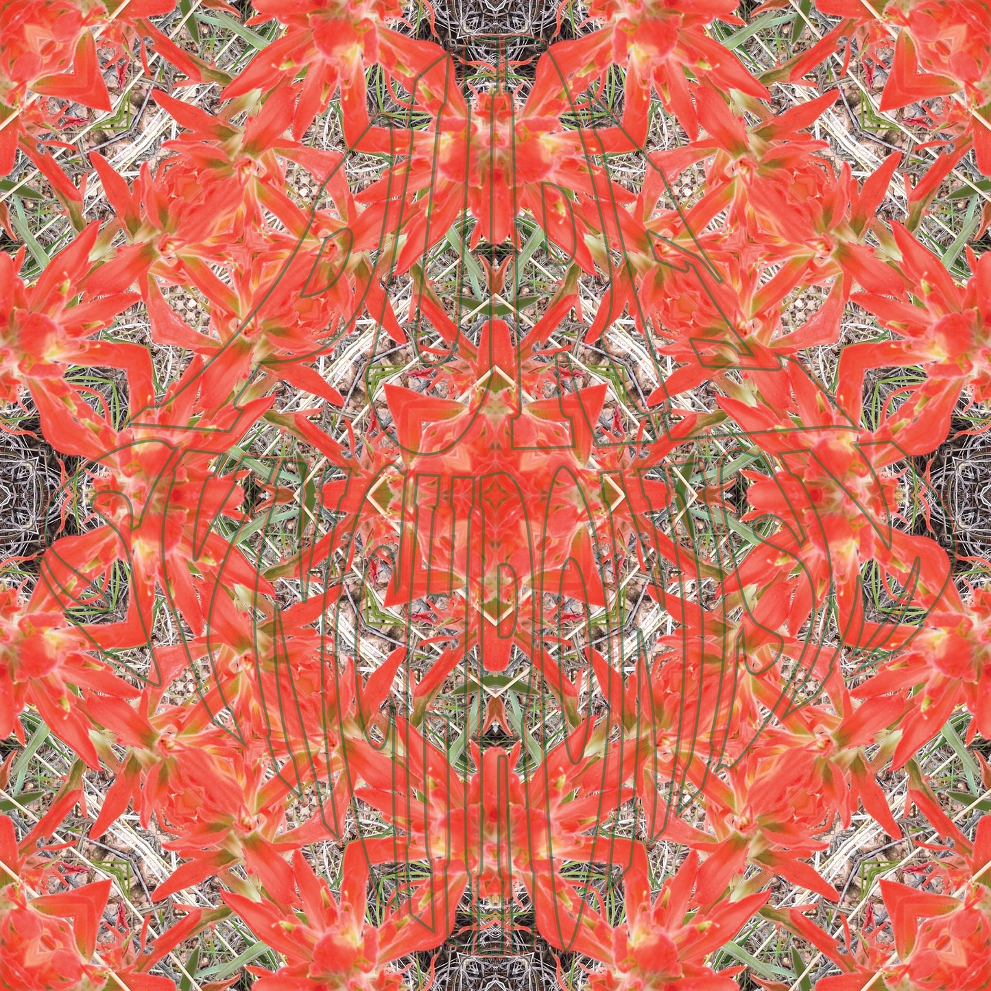 Indian Paintbrush v.2 — Cotton Hoodie