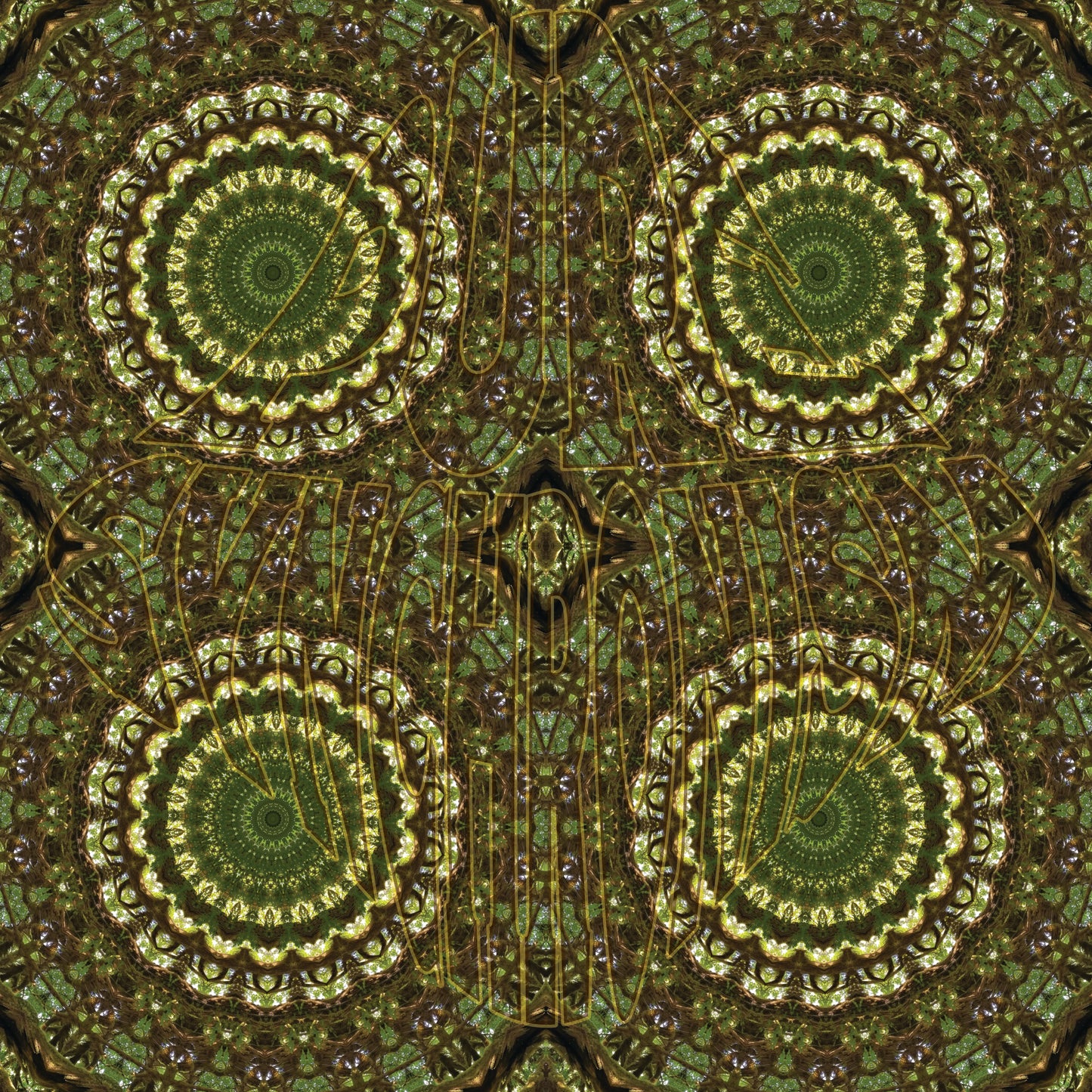 More Mossy Big Leaf Maple — Spiral v.1 Cotton Hoodie
