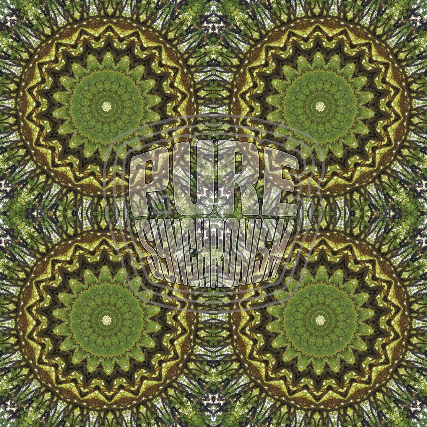 Mossy Big Leaf Maple Spiral v.1 — Cotton Hoodie