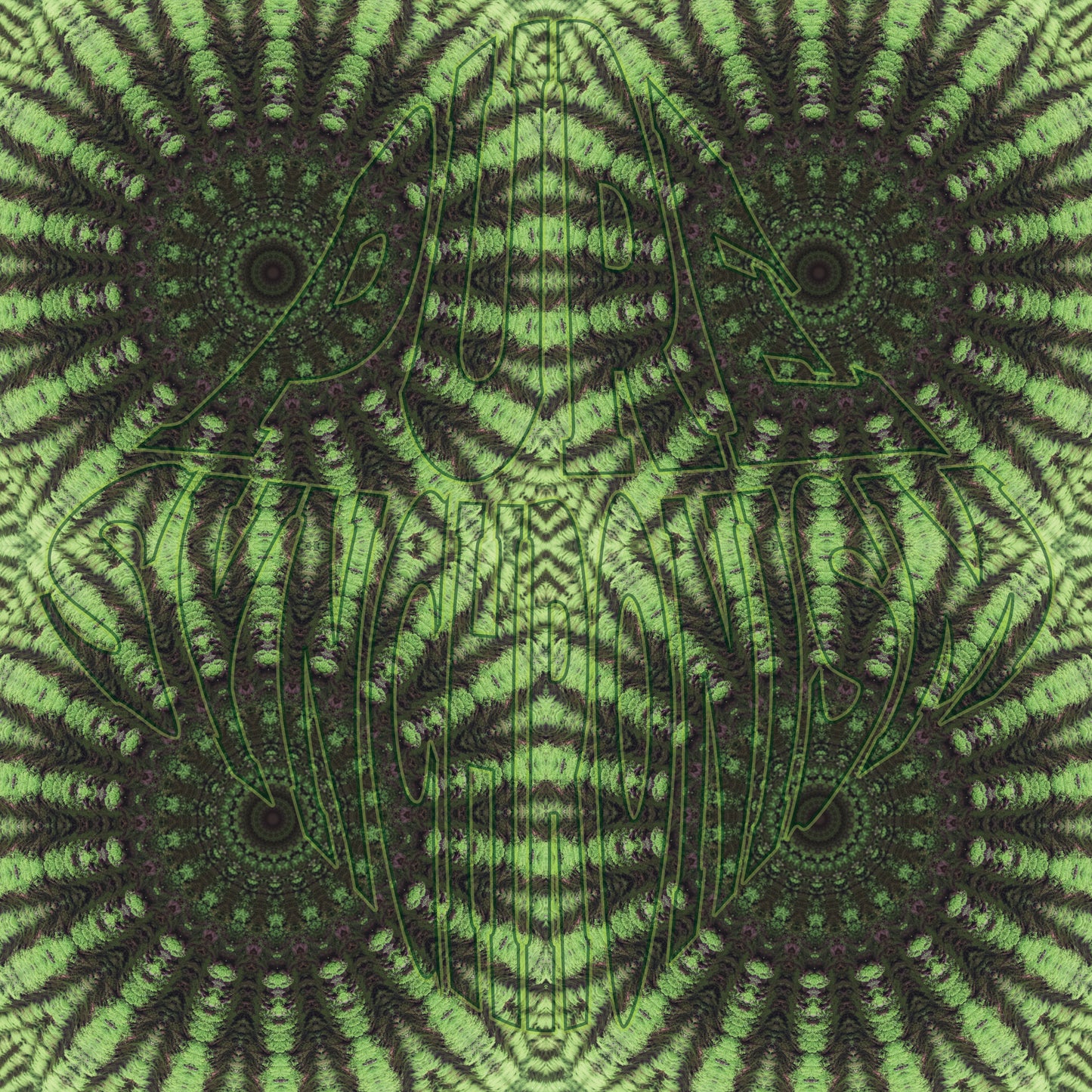 Mossy Wall Spiral v.1 — Cotton Hoodie