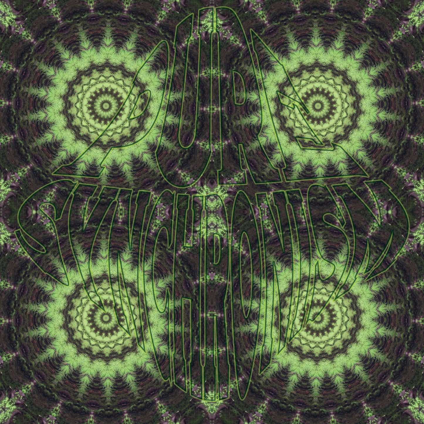 Mossy Wall Spiral v.2 — Cotton Hoodie