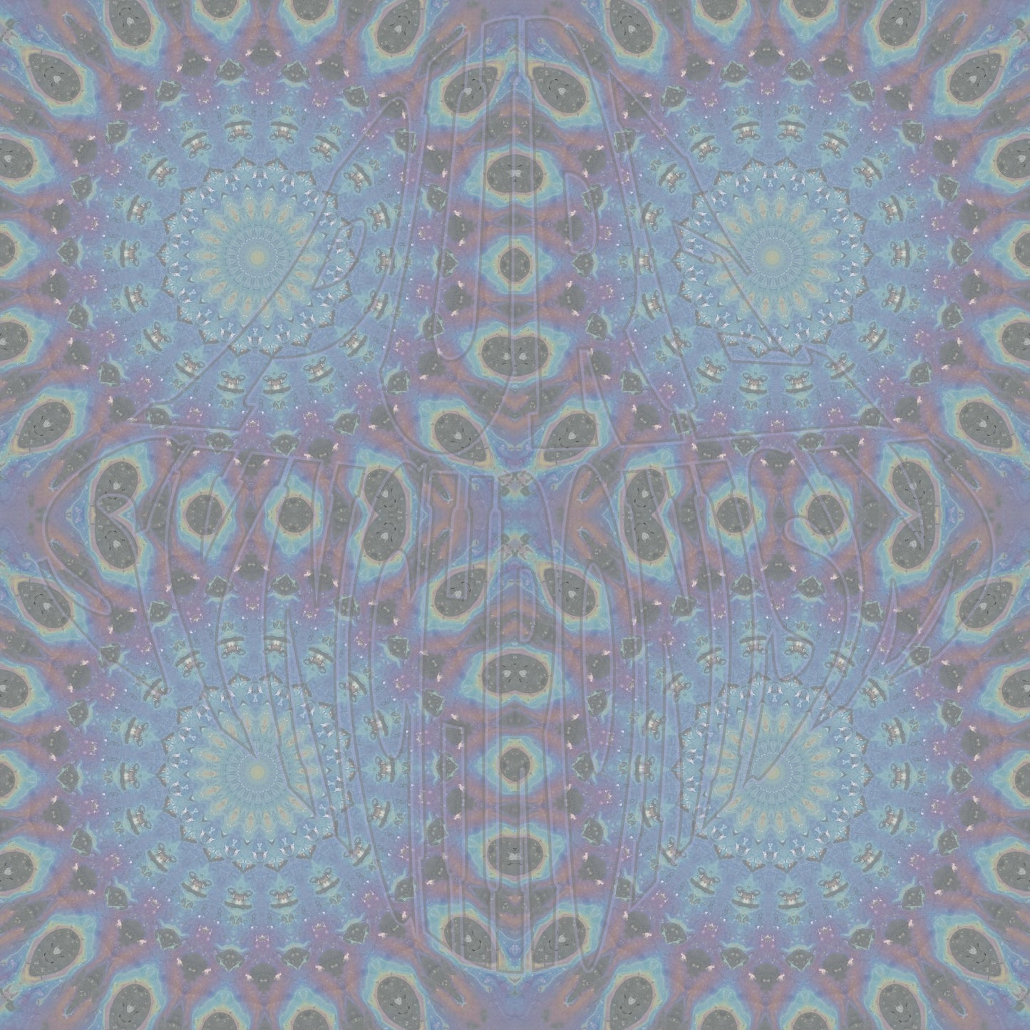 Oil Slick Spiral v.1 — Cotton Hoodie