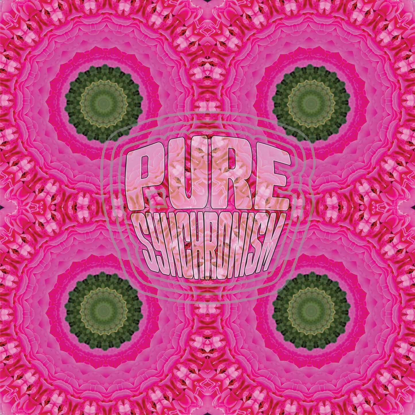 Pink Rose Spiral v.1 — Cotton Hoodie