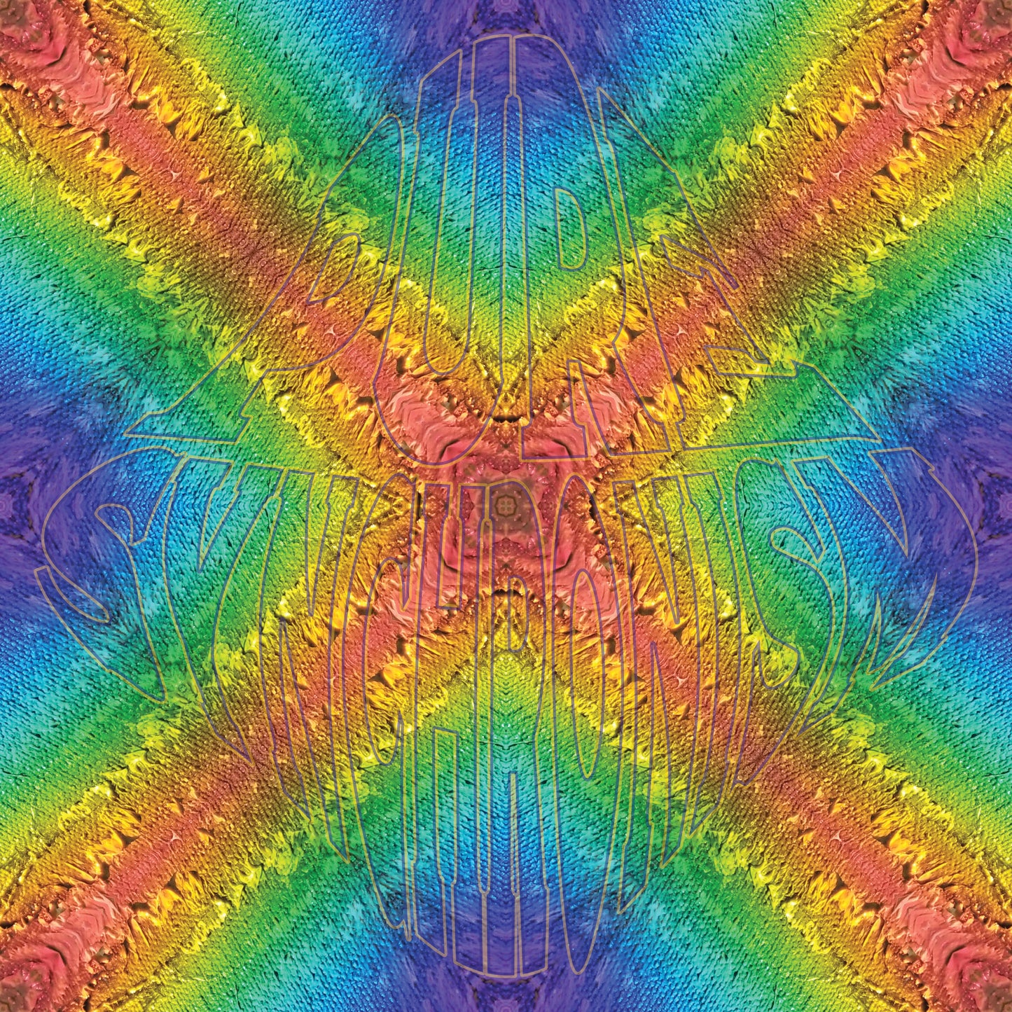 Prism on Textured Paint v.1 — Cotton Hoodie