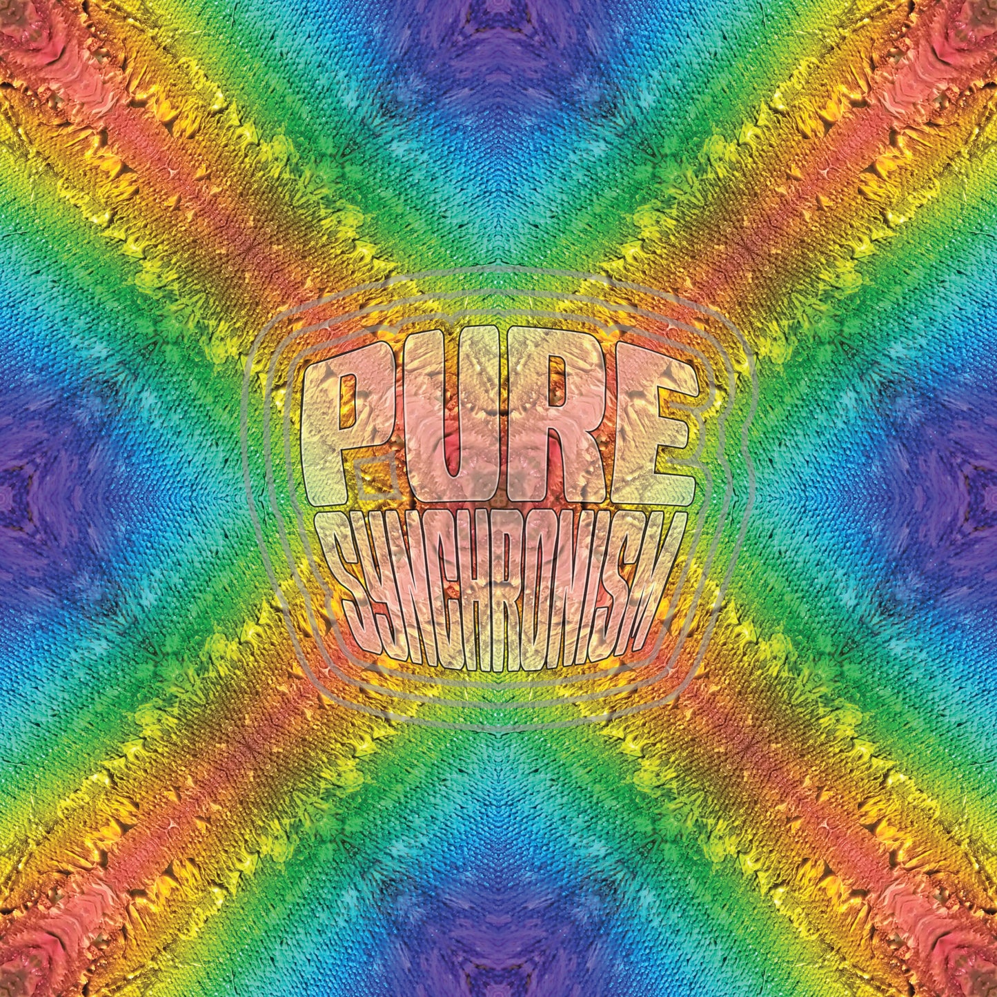 Prism on Textured Paint v.1 — Cotton Hoodie