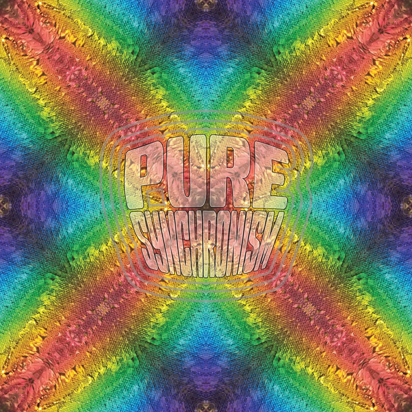Prism On Textured Paint v.3 Cotton Hoodie