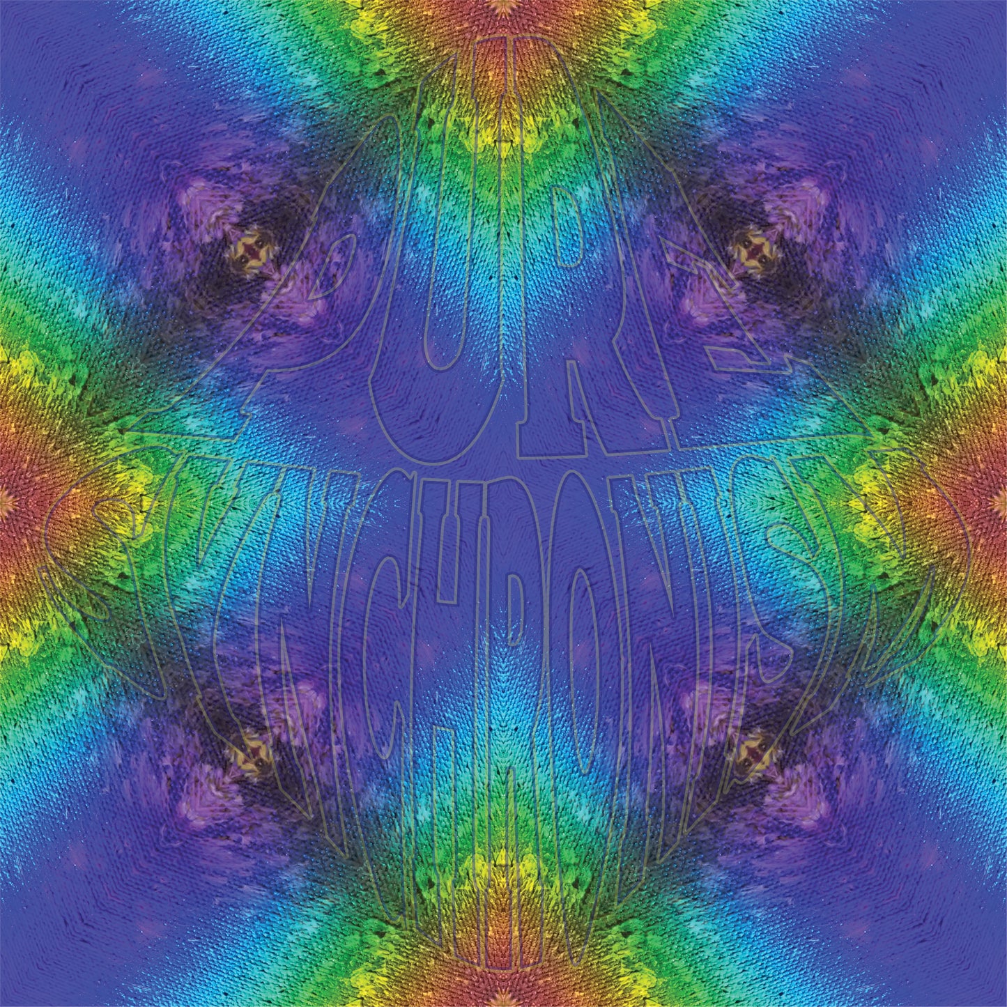 Prism On Textured Paint v.4 Cotton Hoodie