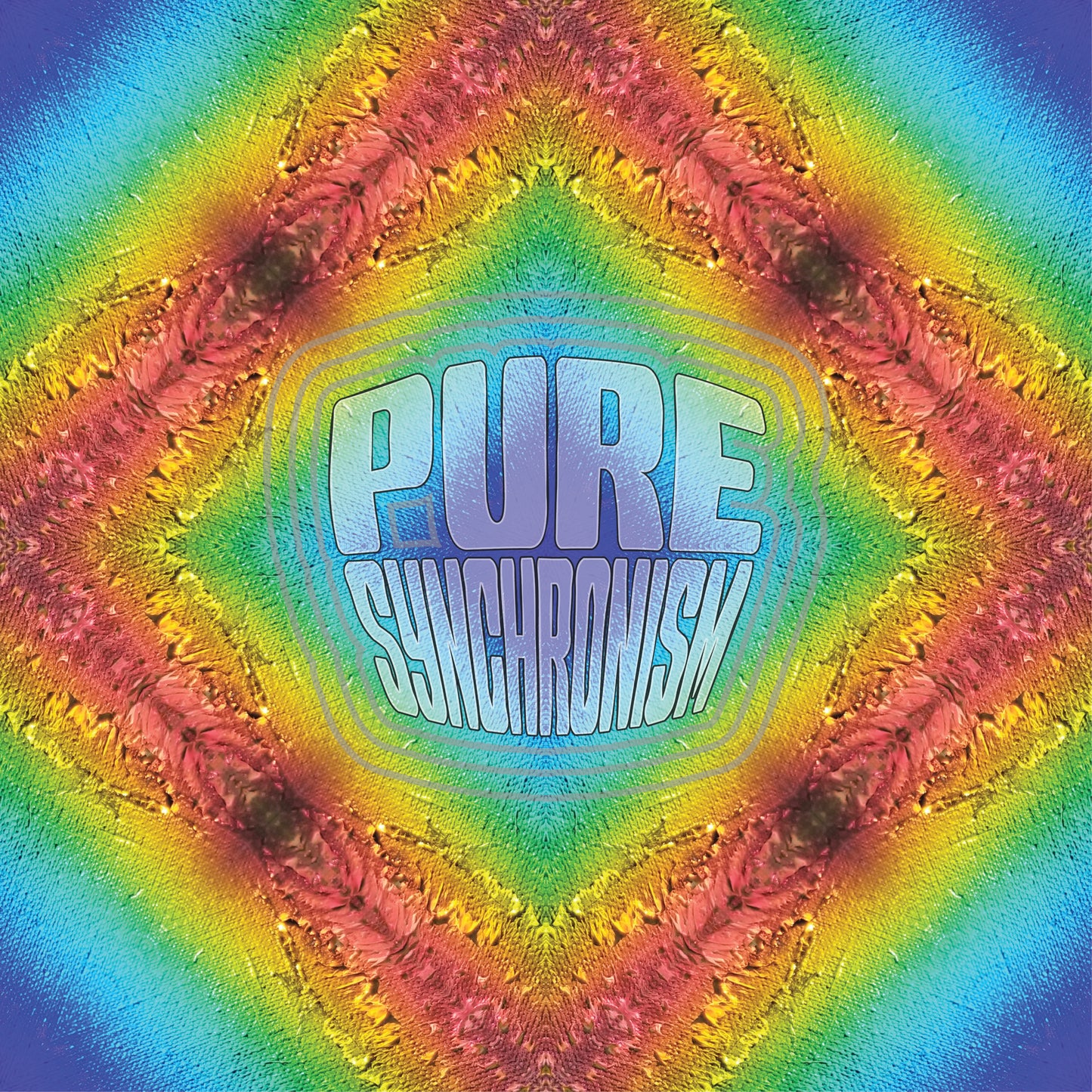 Prism On Textured Paint v.5 Cotton Hoodie