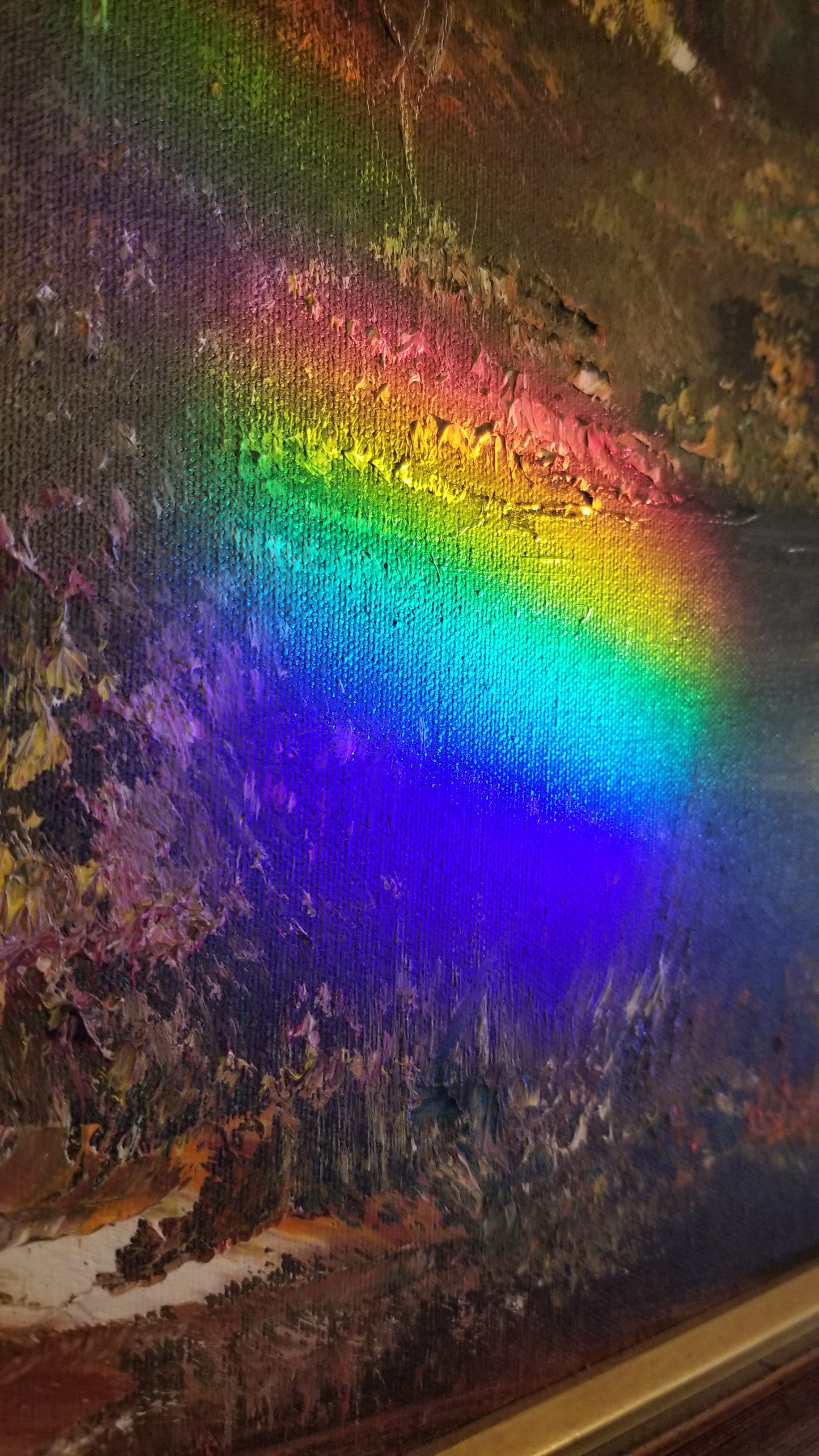Prism on Textured Paint v.1 — Cotton Hoodie