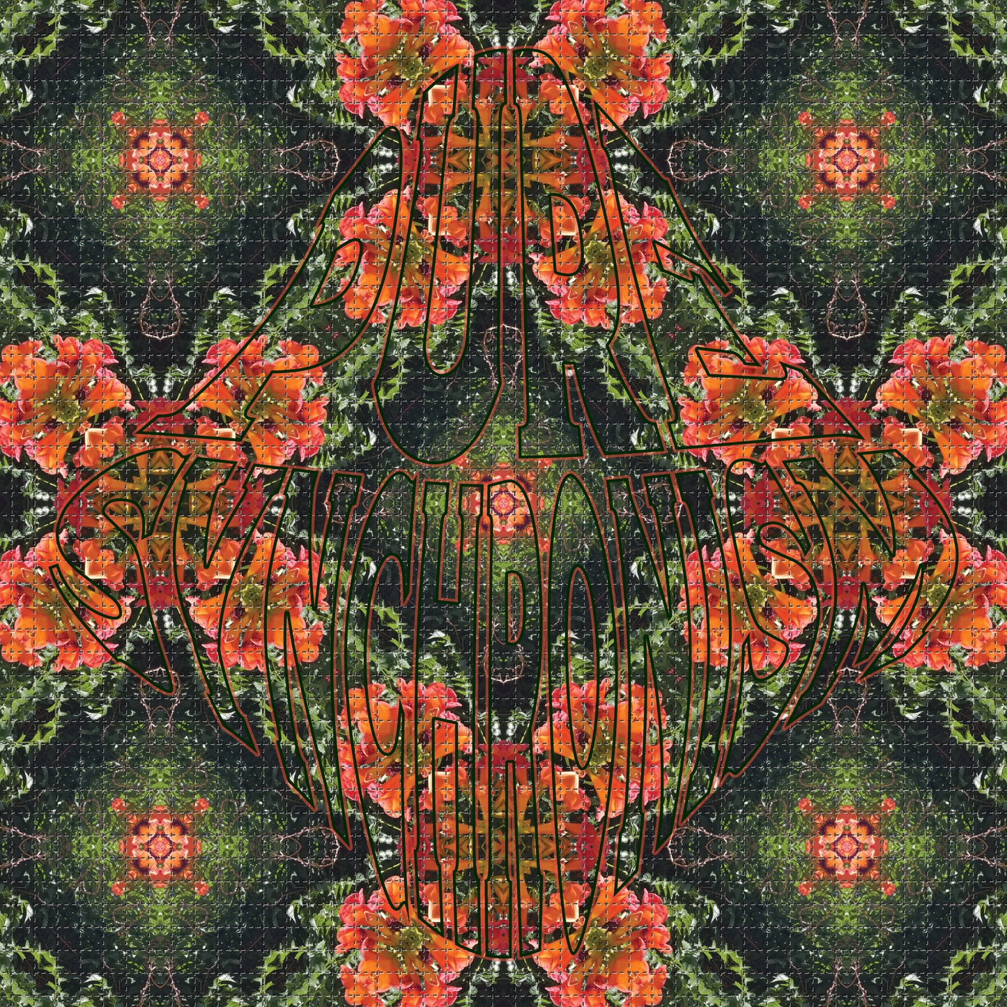 Trumpet Vines Psychedelic Hoodie v.1 | Wearable Art