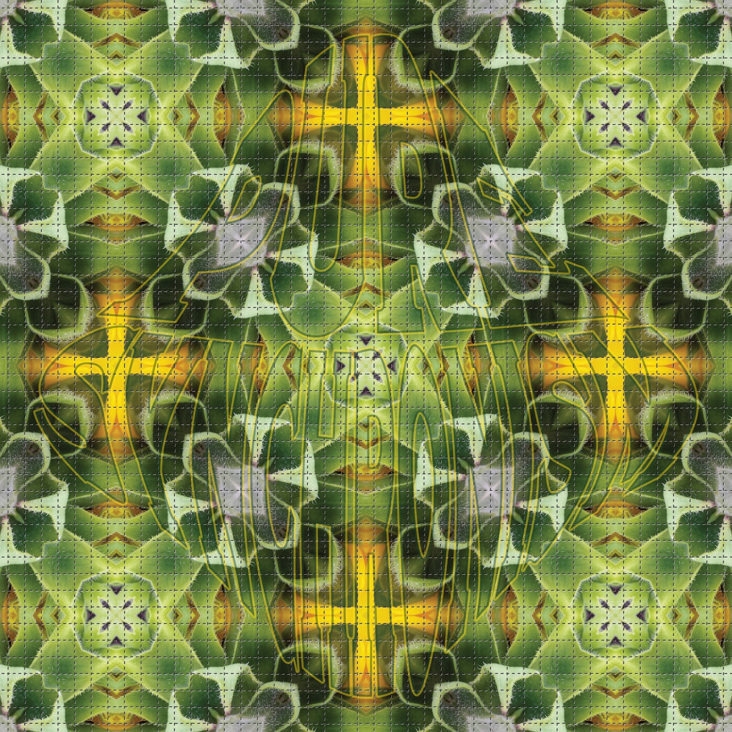 Sunflower Buds Psychedelic Hoodie v.2 | Wearable Art