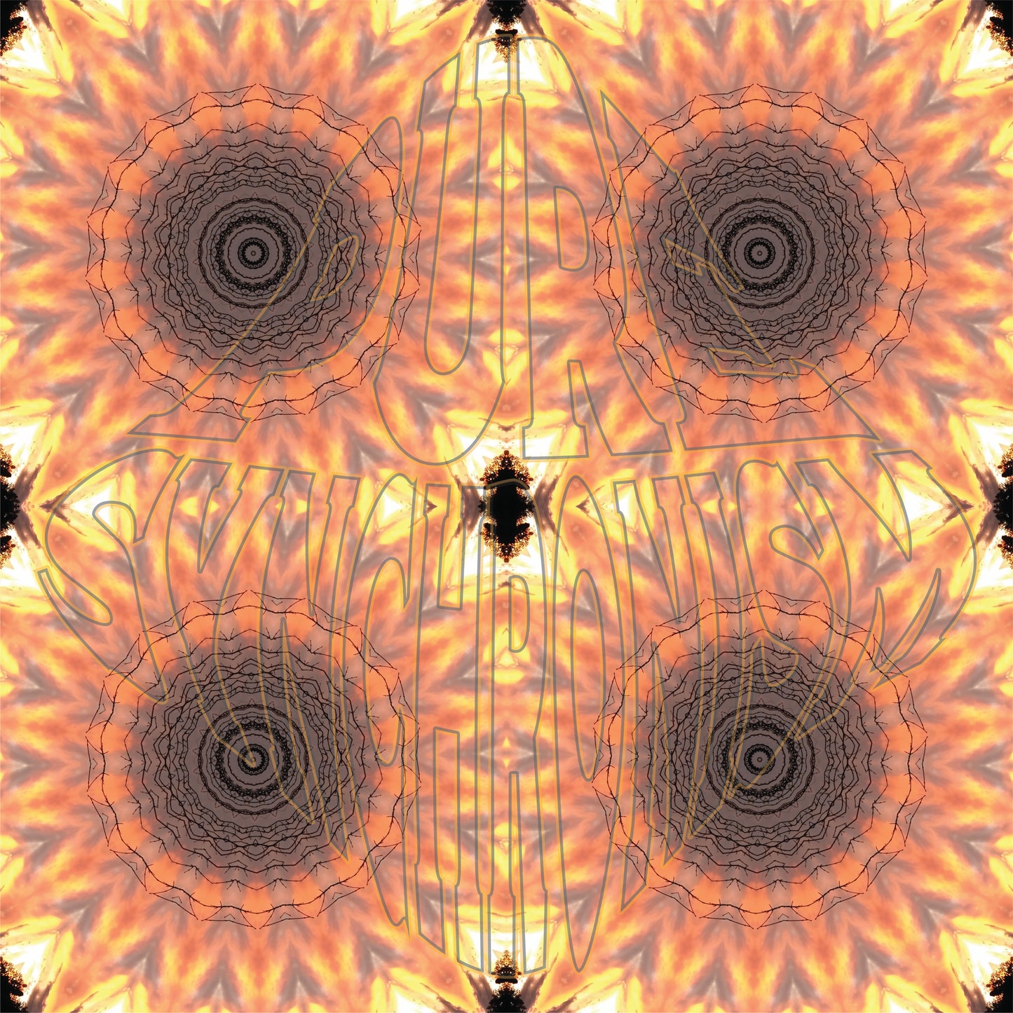 Sunset In Black Hawk Spiral v.1 — Cotton Hoodie