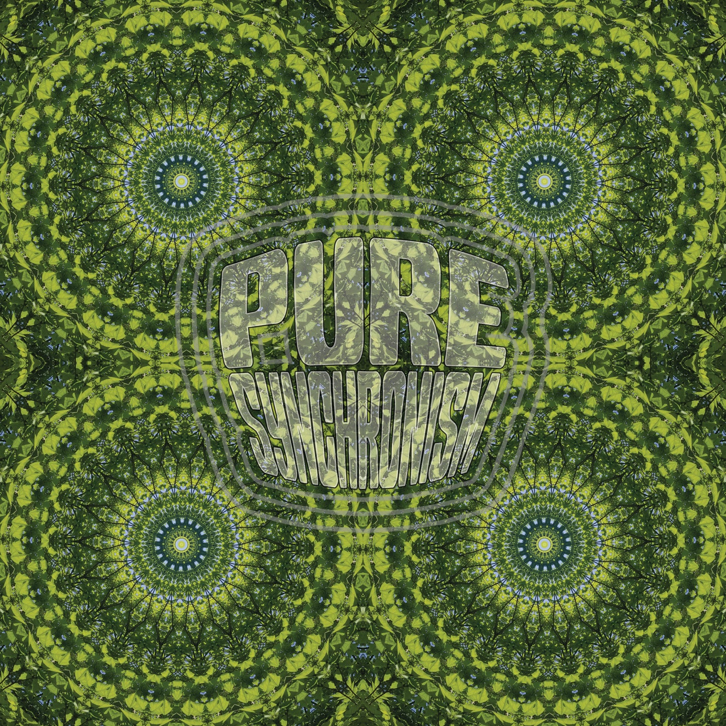 Super Green Leaves Spiral v.1 — Cotton Hoodie