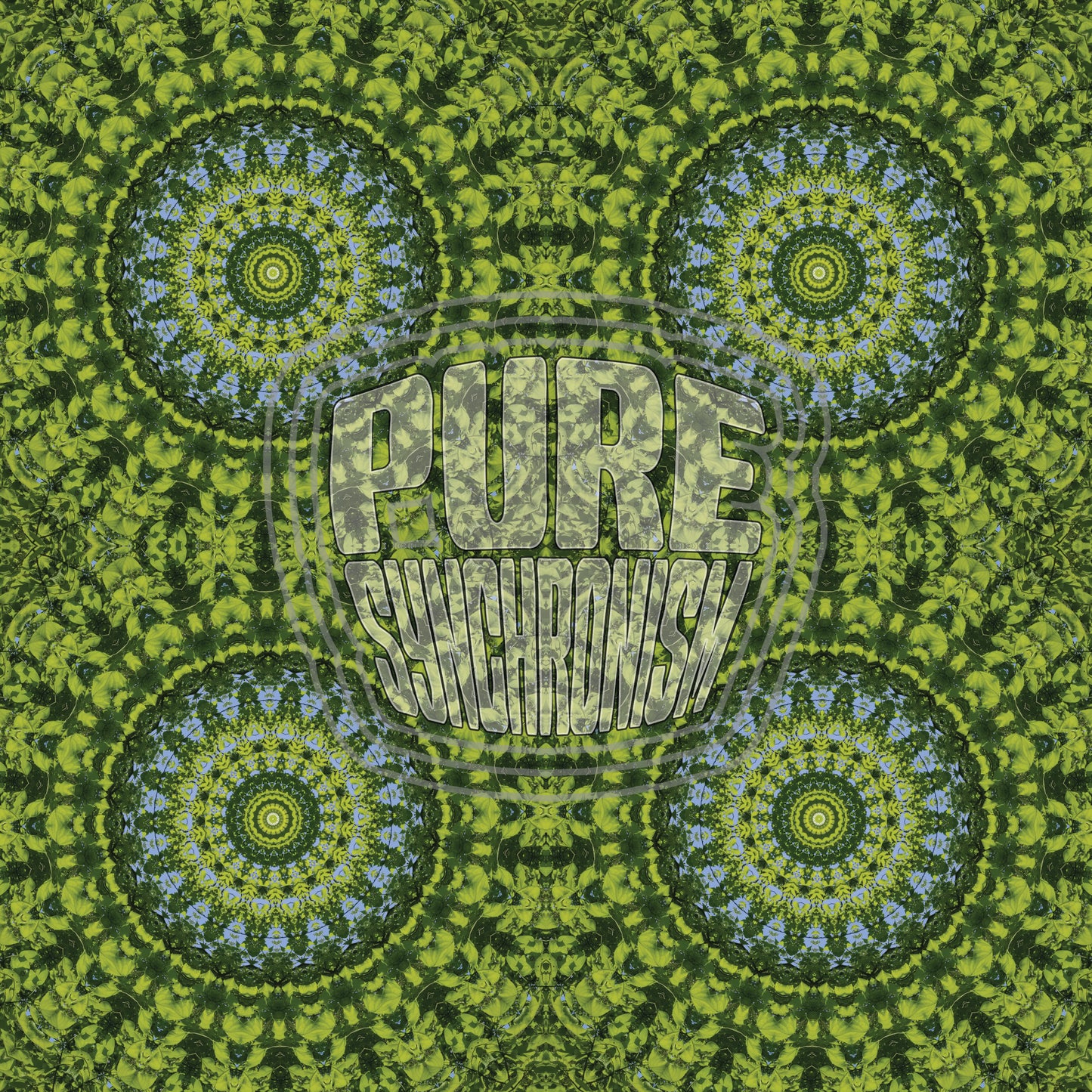 Super Green Leaves Spiral v.2 — Cotton Hoodie
