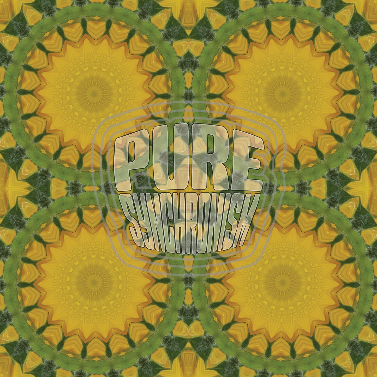 Under A Dewy Sunflower Spiral v.1 Cotton Hoodie