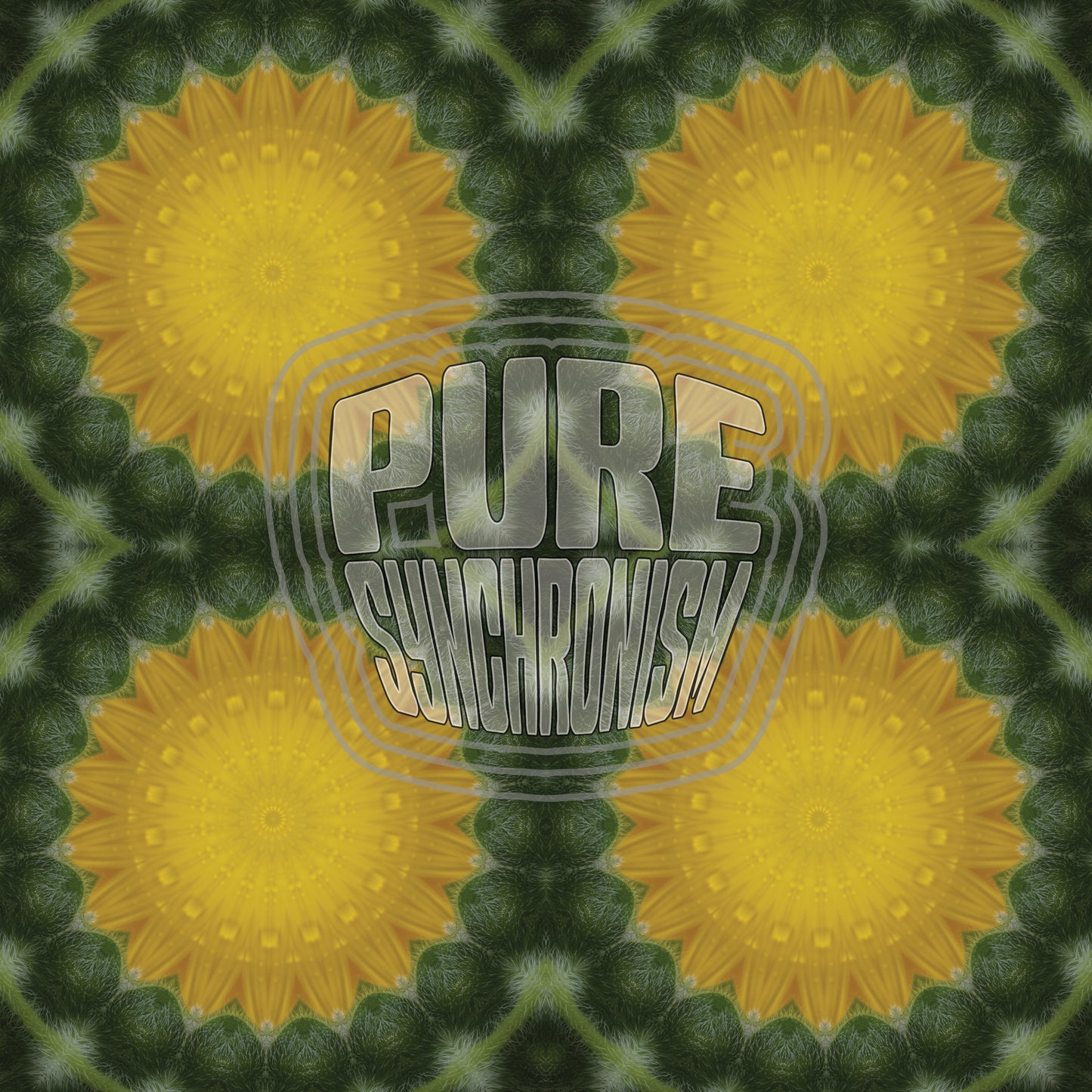 Under A Dewy Sunflower Spiral v.2 Cotton Hoodie