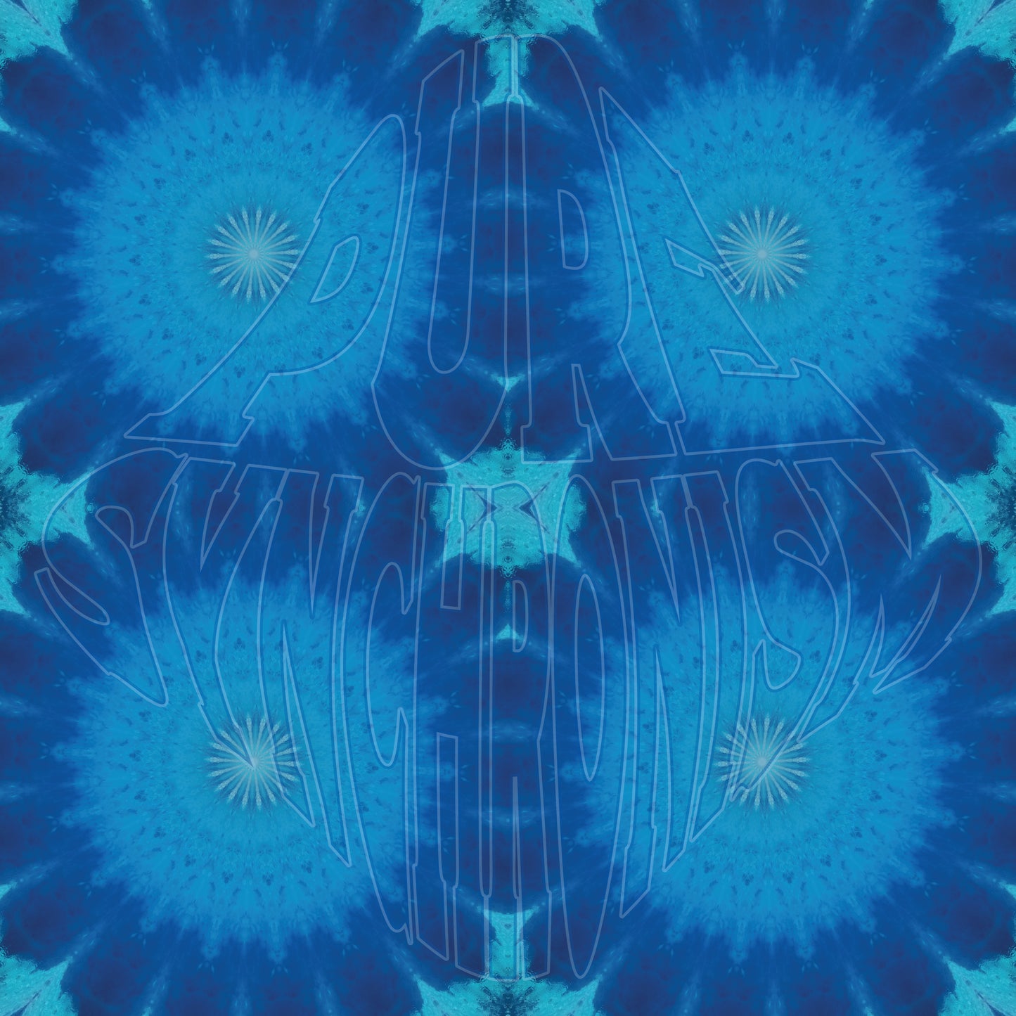 Yellowstone Blue Hot Spring Spiral v.1 — Cotton Hoodie